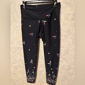 Victoria Sport Leggings Gemstones Black Medium Activewear